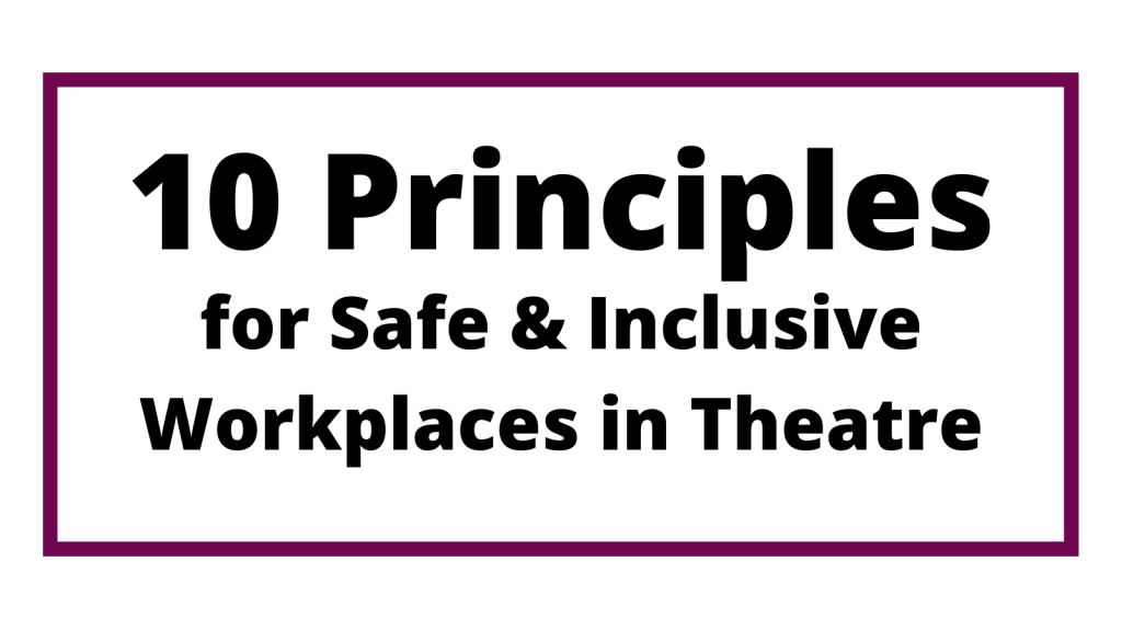 10 principles of safe working